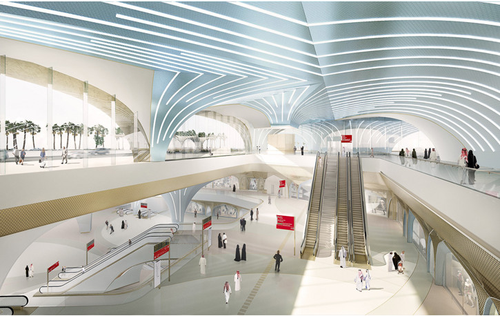 Progetto su piattaforma BIM degli impianti meccanici- Red Line North Underground DOHA Qatar