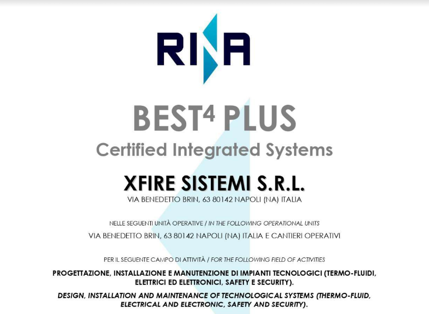 BEST 4 Plus certification